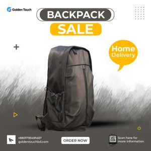 New Black Backpack